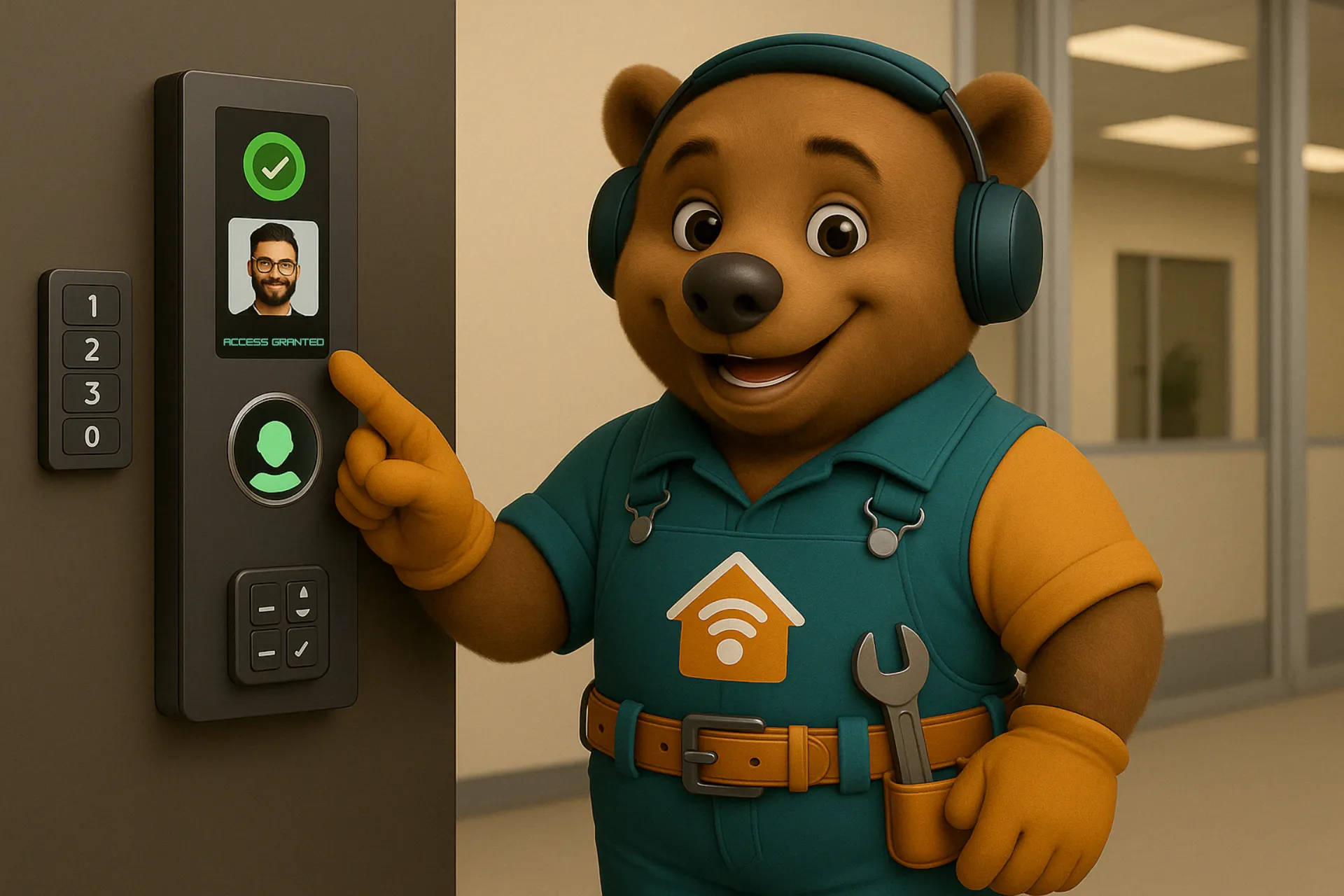 Contrôle d'accès pour entreprise